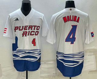 Men's Puerto Rico Baseball #4 Carlos Correa Number 2023 White World Baseball Classic Stitched Jerseys,We sell and wholesale Men's Puerto Rico Baseball #4 Carlos Correa Number 2023 White World Baseball Classic Stitched Jerseys on line form chian!